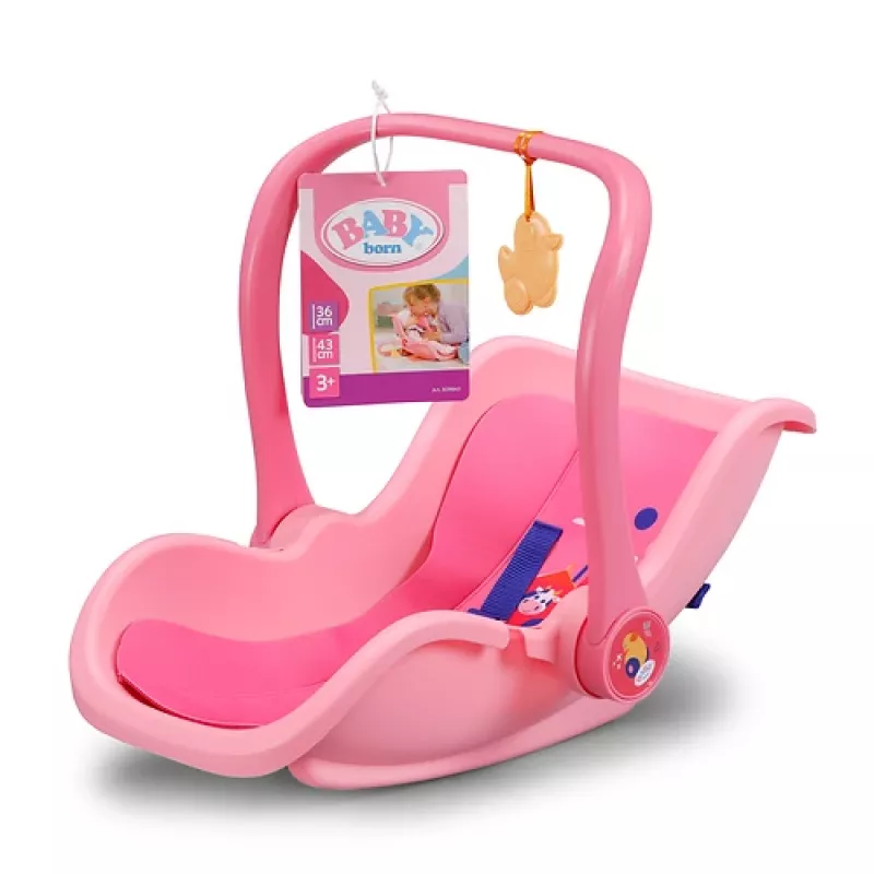 Asiento de viaje Comfort Seat Pink BABY born para muñeca