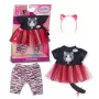 Vestido de gato BABY born set de ropa para muñeca