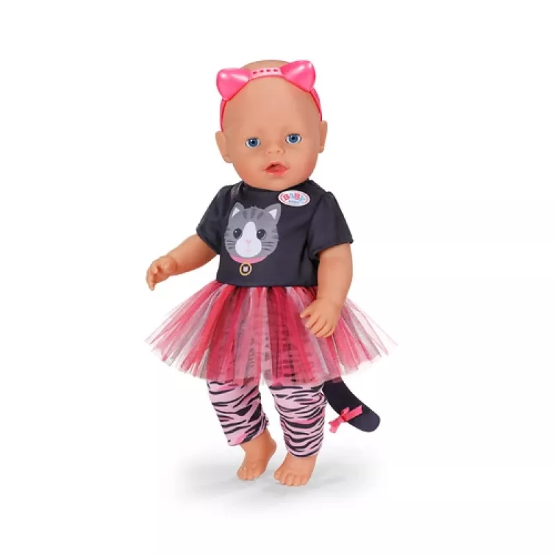 Vestido de gato BABY born set de ropa para muñeca