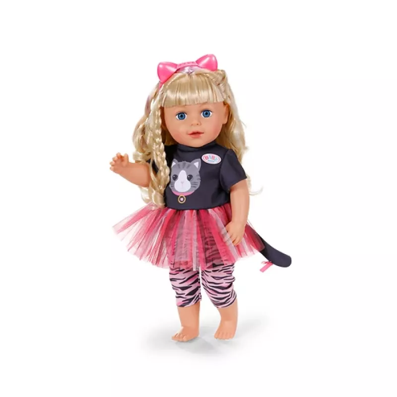 Vestido de gato BABY born set de ropa para muñeca