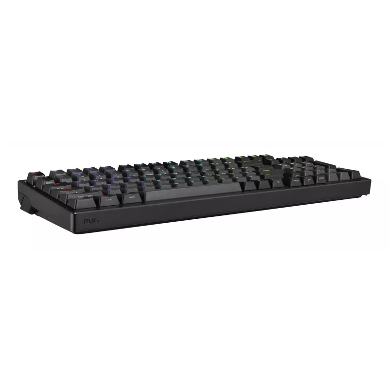 Teclado mecánico gaming ASUS ROG Azoth 96 HE — 96% QWERTZ, USB + RF Wireless + Bluetooth, switches mecánicos magnéticos, RGB, negro