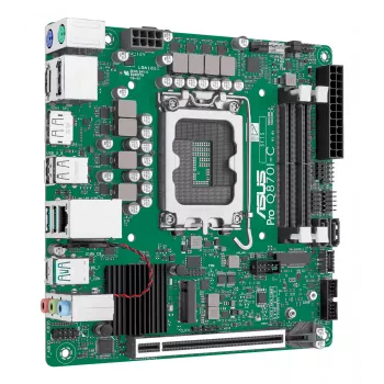 Placa base Mini-ITX ASUS PRO Q870I-C-CSM LGA 1851, Intel Q870, DDR5 SO-DIMM, 2 ranuras, hasta 128 GB