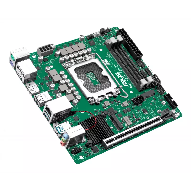 Placa base Mini-ITX ASUS PRO Q870I-C-CSM LGA 1851, Intel Q870, DDR5 SO-DIMM, 2 ranuras, hasta 128 GB