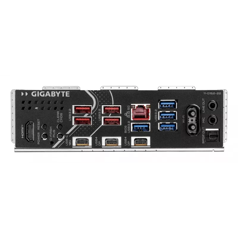 Placa base GIGABYTE X870E EAGLE X3D WIFI7 - Compatible con CPUs AMD Ryzen 9000, VRM digital de 14+2+2 fases, hasta 9000Hz DDR5 (OC), 1xPCIe 5.0 + 3xPCIe 4.0, Wi-Fi 7, 5GbE LAN, USB 4