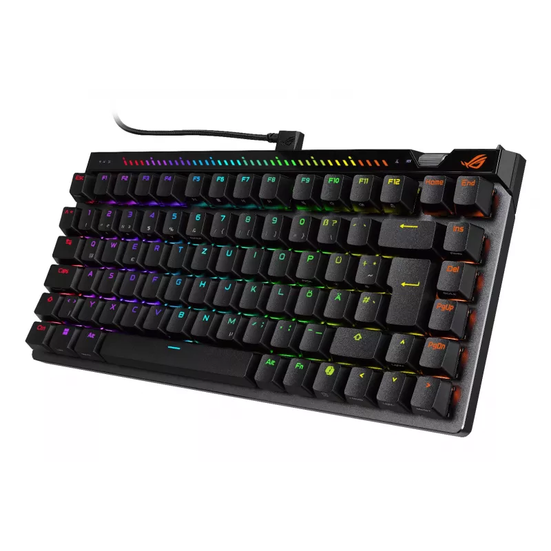 Teclado gaming mecánico ASUS ROG Falchion Ace 75% — USB, interruptores magnético-mecánicos, RGB, Negro