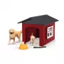 Animal Schleich FARM WORLD Caseta de perro con Golden Retriever
