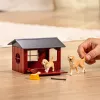 Animal Schleich FARM WORLD Caseta de perro con Golden Retriever