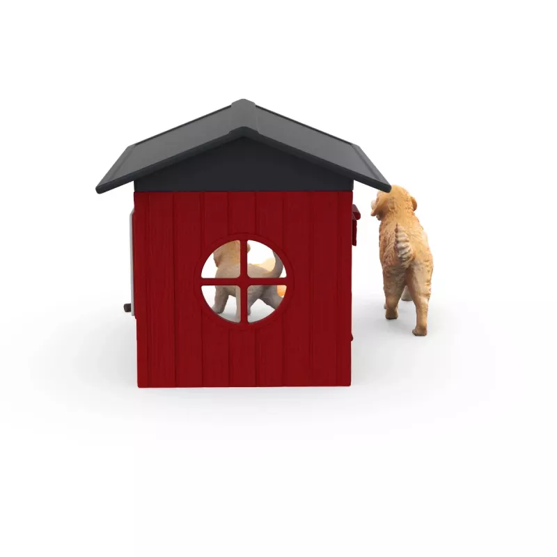 Animal Schleich FARM WORLD Caseta de perro con Golden Retriever