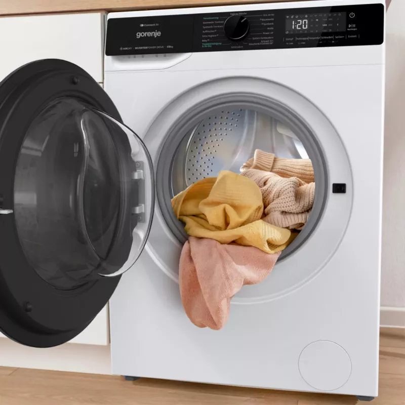 Lavadora secadora Gorenje WD2PA854ADW/DE De libre instalación Carga frontal Blanco