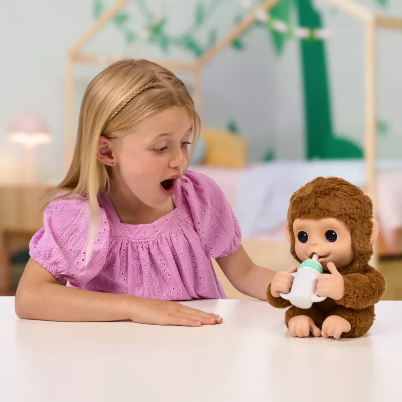 Moose Toys My Baby Monkey Mango, Niño/Niña, 4 año(s), Efectos de luz, con sonido