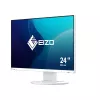 Monitor de ordenador EIZO FlexScan EV2400R-WT — 23,8 pulgadas (60,5 cm) Full HD IPS, 1920×1080, 5 ms, hub USB, altavoces, altura ajustable, VESA, blanco