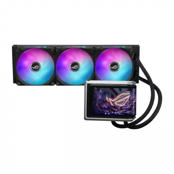 Refrigeración líquida todo en uno ASUS ROG RYUO IV 360 ARGB — radiador de 360 mm, ventilador de 120 mm, negro