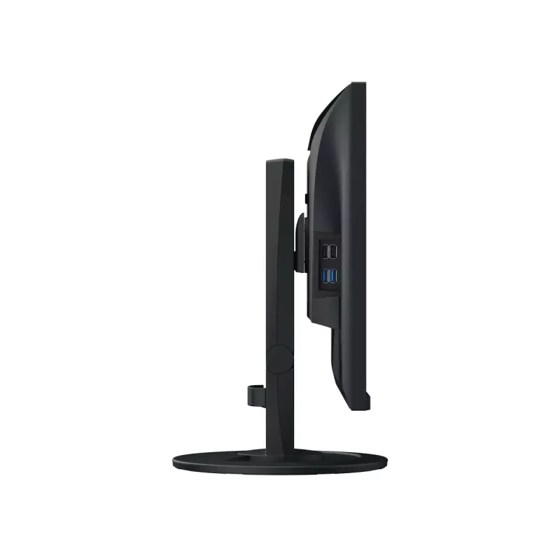 Monitor de ordenador EIZO FlexScan EV2400R-BK 23,8 pulgadas (60,5 cm) Full HD 1920x1080 IPS LCD, 5 ms, hub USB, altavoces, VESA, altura ajustable, negro