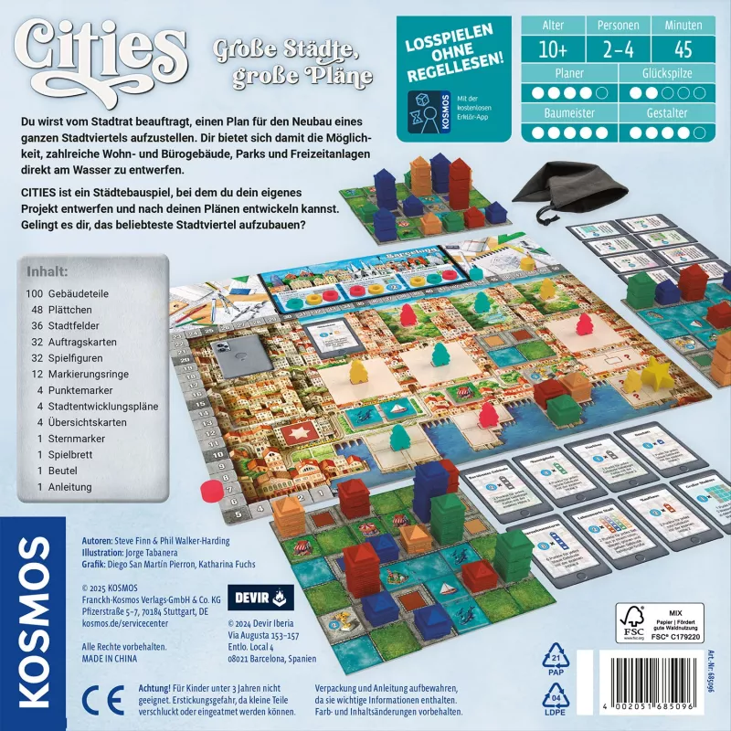 Kosmos 47855963 juego de mesa/cartas 45 min estrategia