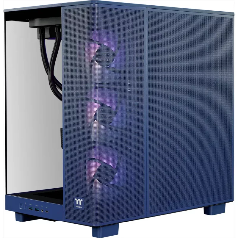 PC gaming de sobremesa THERMALTAKE FTW V380XL 9070XT morado/transparente con Windows 11 Pro