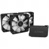 Ventilador de carcasa APNX de 120 mm pack de 3 (negro) — APNX FP1-120, 3 ventiladores