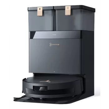 Robot aspirador Ecovacs Deebot T50 MAX PRO OMNI Gen2 — 18500 Pa de potencia de succión, 180 min de autonomía, negro