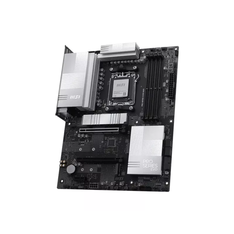 Placa base MSI PRO X870E‑S EVO WIFI AMD X870E Socket AM5 ATX DDR5 hasta 256 GB Wi‑Fi 7