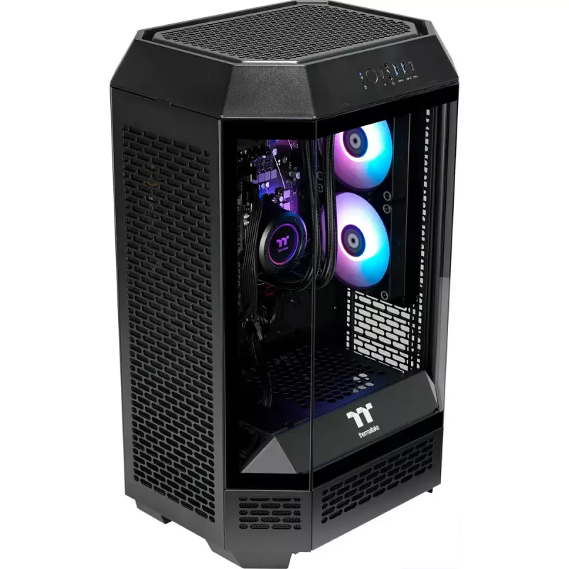 PC de sobremesa THERMALTAKE FTW T300 5060 negro/transparente, Windows 11 Pro