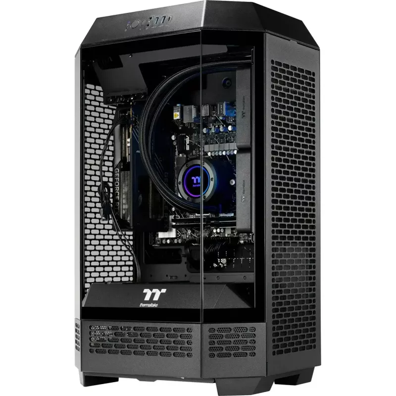 PC de sobremesa THERMALTAKE FTW T300 5060 negro/transparente, Windows 11 Pro