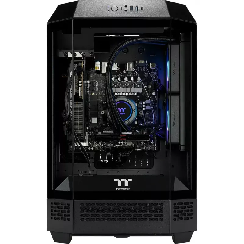 PC de sobremesa THERMALTAKE FTW T300 5060 negro/transparente, Windows 11 Pro
