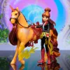 Unicorn Academy, Valentina & Cinder Power of Friendship Set, idea de regalo de Pascua, muñecas y juguete de unicornio, incluye silla transparente y 2 accesorios de poder