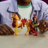 Unicorn Academy, Valentina & Cinder Power of Friendship Set, idea de regalo de Pascua, muñecas y juguete de unicornio, incluye silla transparente y 2 accesorios de poder