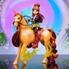 Unicorn Academy, Valentina & Cinder Power of Friendship Set, idea de regalo de Pascua, muñecas y juguete de unicornio, incluye silla transparente y 2 accesorios de poder
