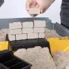 Kinetic Sand, caja plegable de vehículo de construcción con 907 g de arena de juego y camión de juguete, caja de almacenamiento, juguete sensorial, regalos de Navidad para niños a partir de 3 años