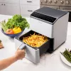 Freidora de aire Cosori Dual Blaze Single 6,4 L de pie 1750 W Gris claro