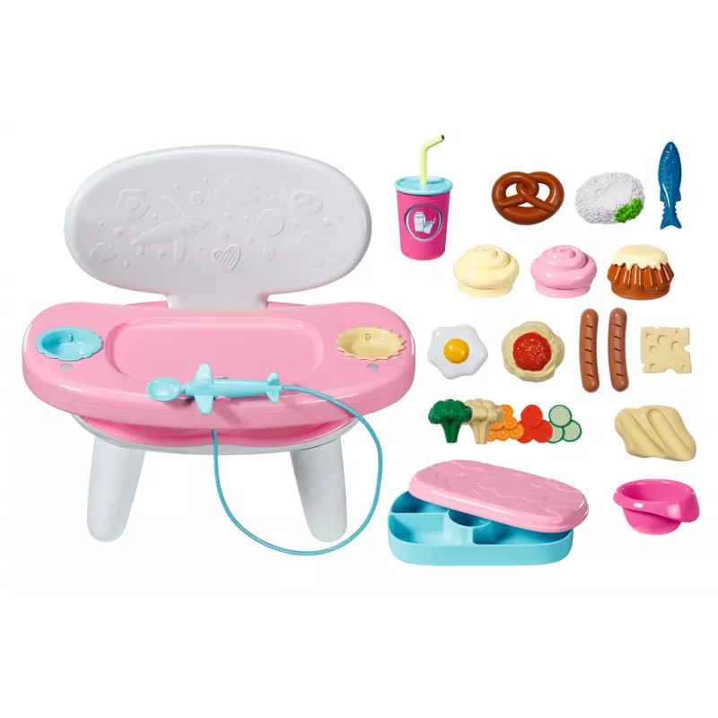BABY born Lunchtime Table, mesa para muñecas, 3 año(s), pilas necesarias, efectos de sonido, efectos de luz