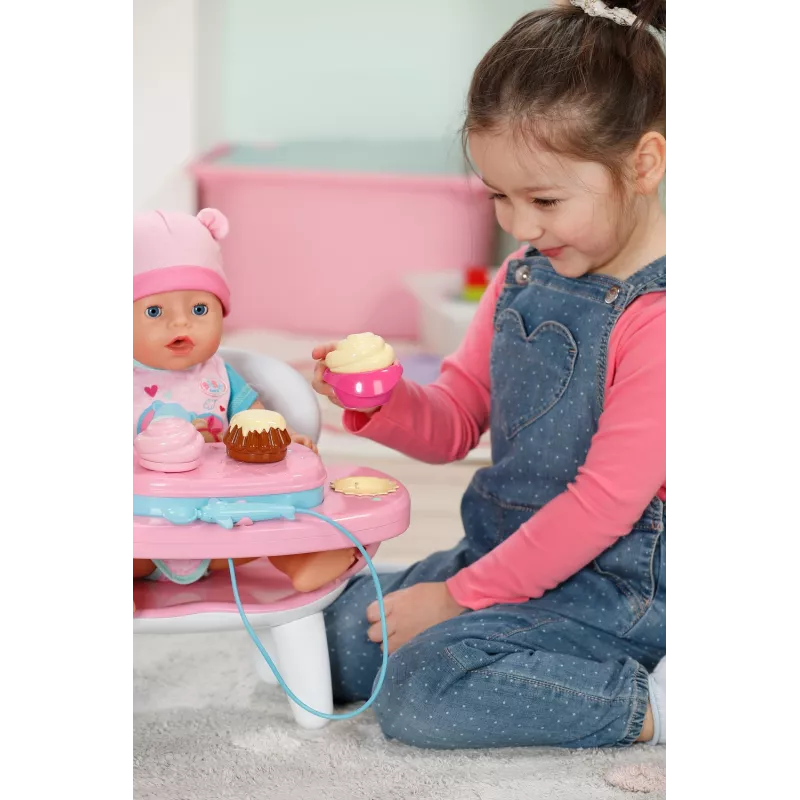 BABY born Lunchtime Table, mesa para muñecas, 3 año(s), pilas necesarias, efectos de sonido, efectos de luz