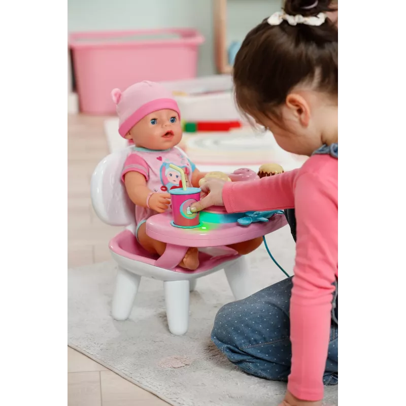 BABY born Lunchtime Table, mesa para muñecas, 3 año(s), pilas necesarias, efectos de sonido, efectos de luz