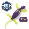 HEX BOTS geco brillante en la oscuridad, robot teledirigido recargable para niños, trepa por las paredes para jugar a bromas y juegos, robot RC para niños y niñas a partir de 4 años