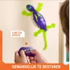 HEX BOTS geco brillante en la oscuridad, robot teledirigido recargable para niños, trepa por las paredes para jugar a bromas y juegos, robot RC para niños y niñas a partir de 4 años