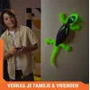 HEX BOTS geco brillante en la oscuridad, robot teledirigido recargable para niños, trepa por las paredes para jugar a bromas y juegos, robot RC para niños y niñas a partir de 4 años