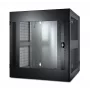 APC NetShelter armario rack de pared 13U puerta de cristal de doble bisagra profundidad de servidor