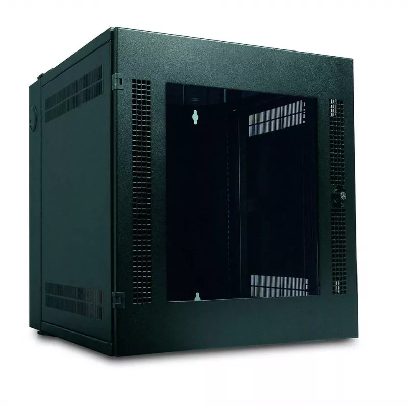 APC NetShelter armario rack de pared 13U puerta de cristal de doble bisagra profundidad de servidor