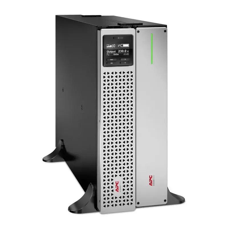 APC Smart-UPS On-Line, 3kVA, iones de litio, Rackmount 4U, 230V, 6x C13+2x C19 tomas IEC, SmartSlot, autonomía ampliada, kit de raíles incluido