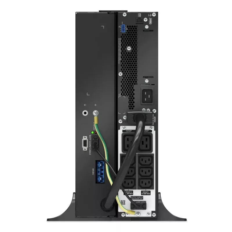 APC Smart-UPS On-Line, 3kVA, iones de litio, Rackmount 4U, 230V, 6x C13+2x C19 tomas IEC, SmartSlot, autonomía ampliada, kit de raíles incluido