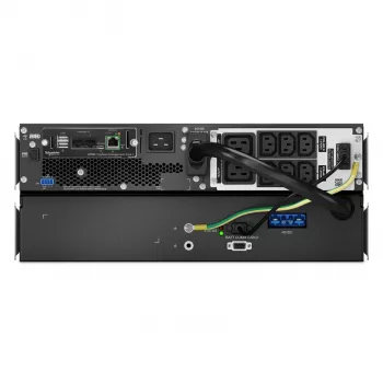 APC Smart-UPS On-Line, 2200 VA, litio-ión, montaje en rack 4U, 230 V, 6x salidas IEC C13 + 2x C19, tarjeta de red, autonomía extendida, kit de raíles incluido