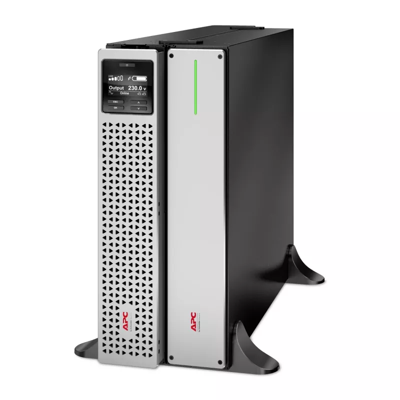 APC Smart-UPS On-Line, 2200 VA, litio-ión, montaje en rack 4U, 230 V, 6x salidas IEC C13 + 2x C19, tarjeta de red, autonomía extendida, kit de raíles incluido