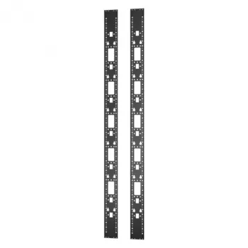 Raíl para rack APC ER7RCC48 — 0U, negro, 129 mm de ancho, 2135 mm de alto, profundidad de montaje máx. 1 cm (2 unidades)