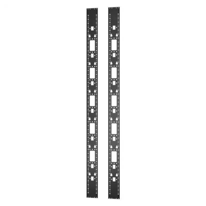 Raíl para rack APC ER7RCC48 — 0U, negro, 129 mm de ancho, 2135 mm de alto, profundidad de montaje máx. 1 cm (2 unidades)