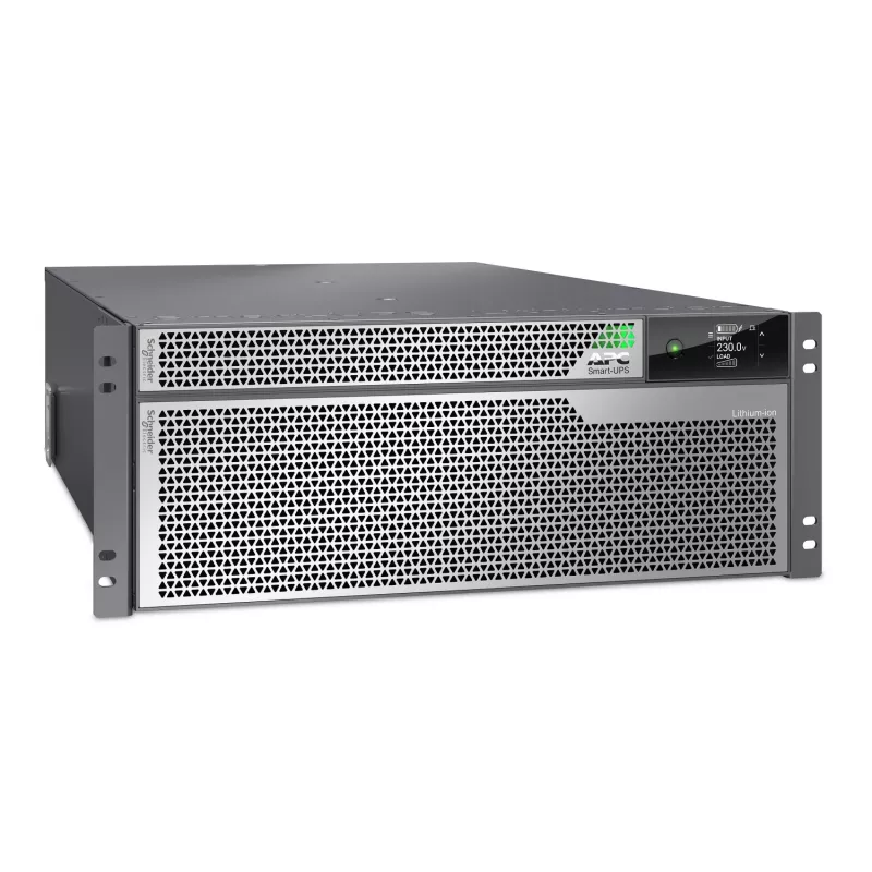 Sistema de alimentación ininterrumpida APC SRTL8KRM4UI doble conversión online 8 kVA 8000 W 12 tomas AC rack/torre 4U