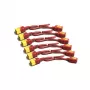 APC AP8716SX340 Kit de cables de alimentación, IEC de C19 a C20, 16 A, 61 cm, rojo, pack de 6