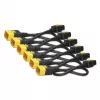 APC AP8716SX340 Kit de cables de alimentación, IEC de C19 a C20, 16 A, 61 cm, rojo, pack de 6