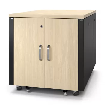APC NetShelter insonorizado, 12U, caja rack de servidor, arce