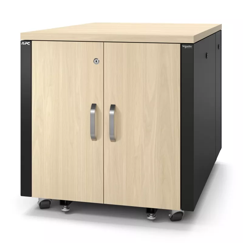 APC NetShelter insonorizado, 12U, caja rack de servidor, arce