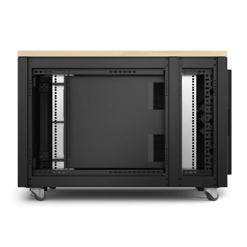 APC NetShelter insonorizado, 12U, caja rack de servidor, arce